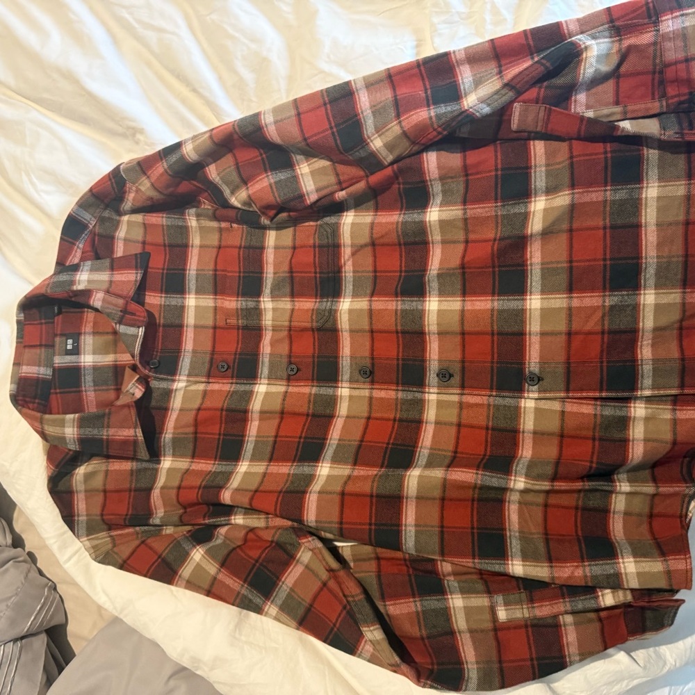 Men's Red Plaid Shirt